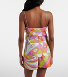 Pucci Occhi silk satin top