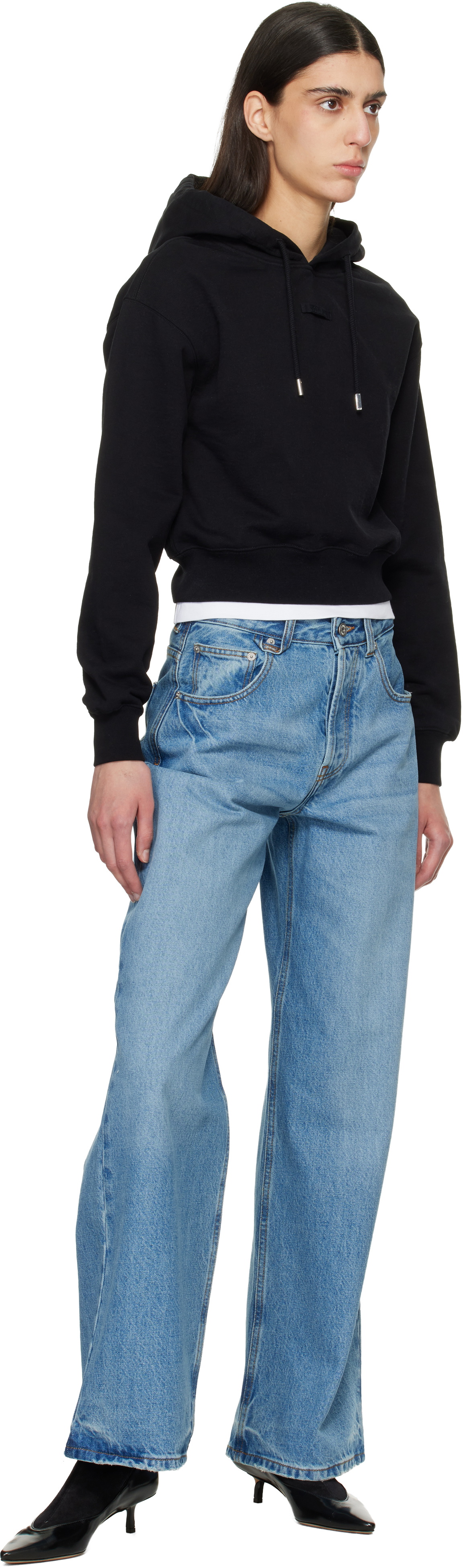 JACQUEMUS Black 'The Gros Grain' Hoodie