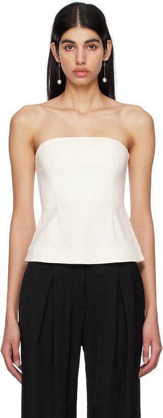 Photo: CO White Straight Neck Bustier