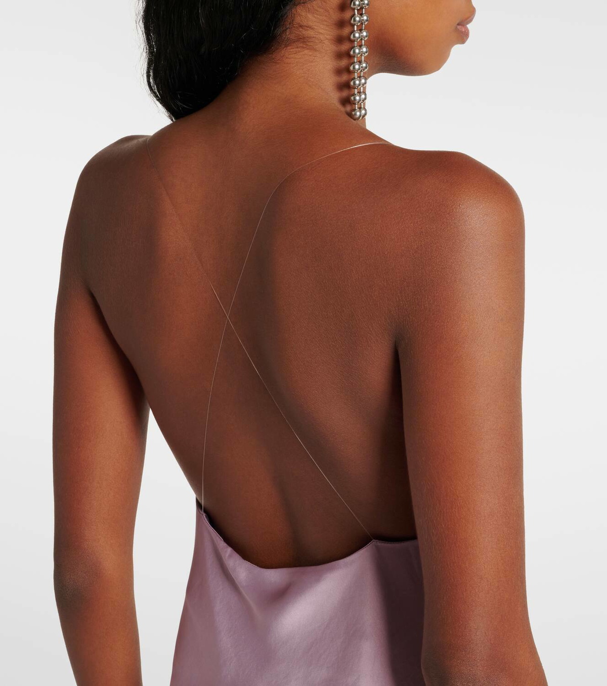 Y/Project Evergreen Invisible Strap satin slip dress Y/Project