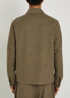 Les Deux Marseille Woven Jacket Khaki