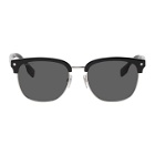 Burberry Black and Silver Square Sunglasses