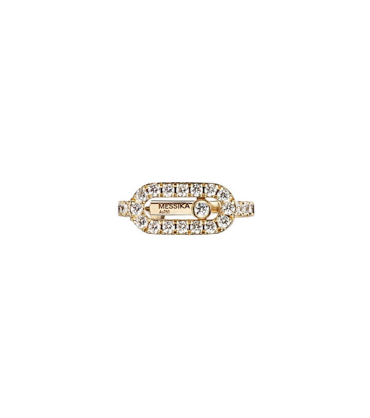 Photo: Messika Move Uno 18kt gold ear cuff with diamonds