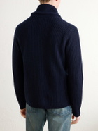RRL - Shawl-Collar Cashmere Cardigan - Blue