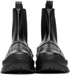 HELIOT EMIL Black Leather Chelsea Boots