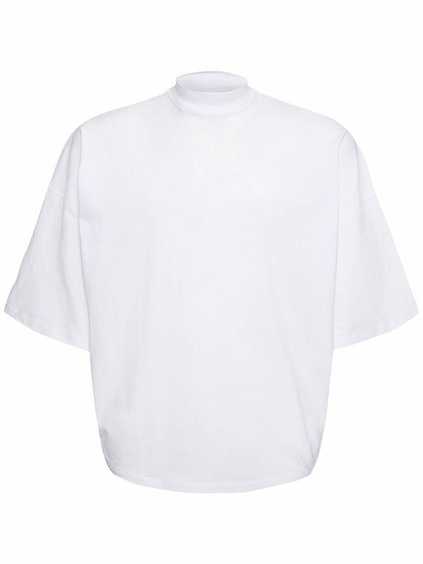 Photo: JIL SANDER - Boxy Fit Cotton Jersey T-shirt