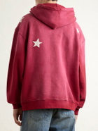 NAHMIAS - All Star Printed Cotton-Jersey Hoodie - Red