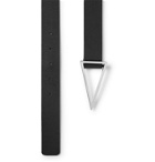 Bottega Veneta - 3cm Leather Belt - Black