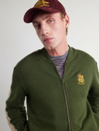 Aimé Leon Dore - Unisphere Embroidered Cotton-Blend Corduroy Baseball Cap - Burgundy