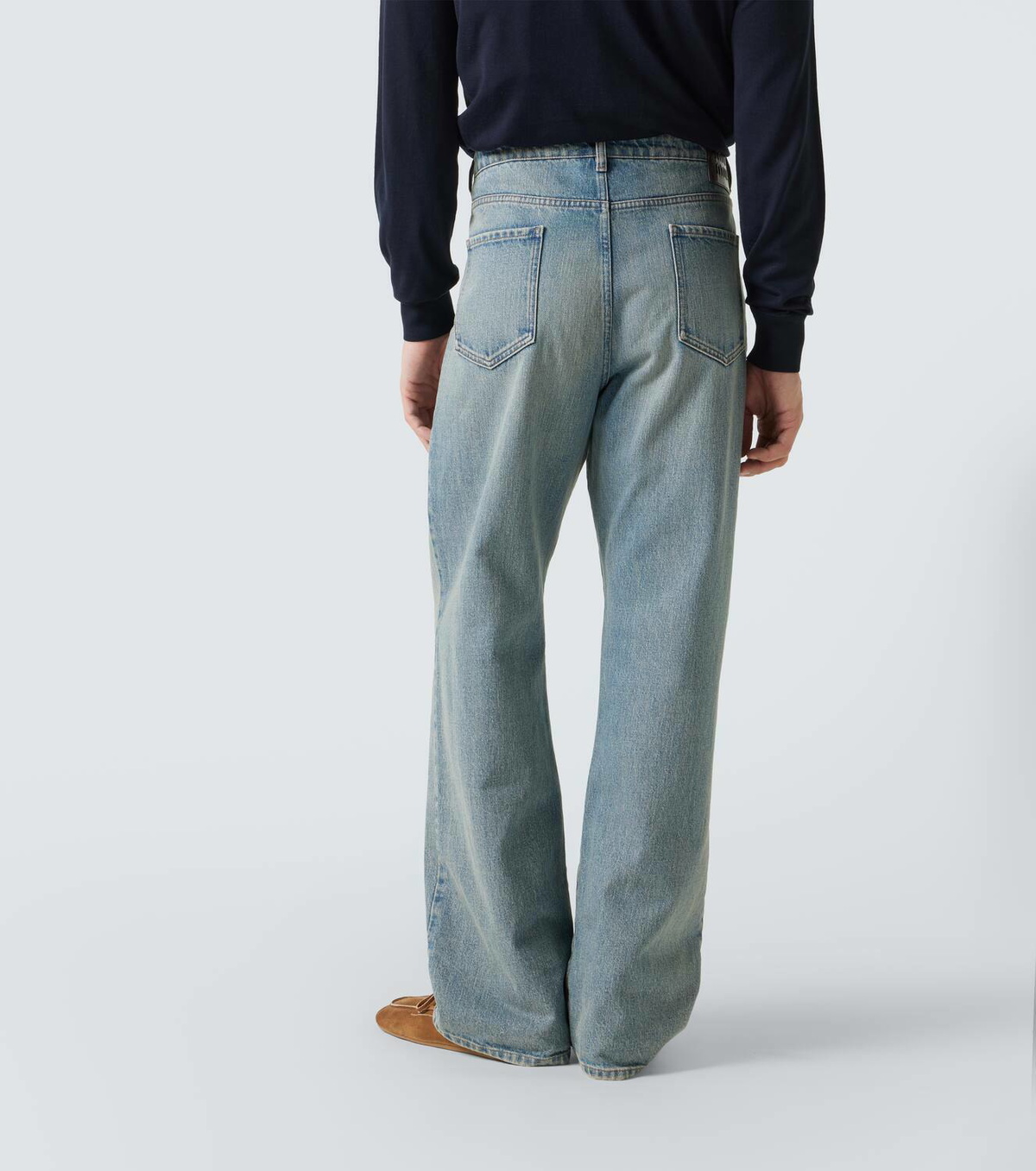 Miu Miu Faded low-rise straight jeans
