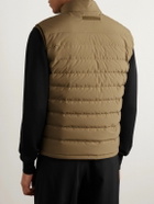 Zegna - Quilted Padded Shell Gilet - Brown