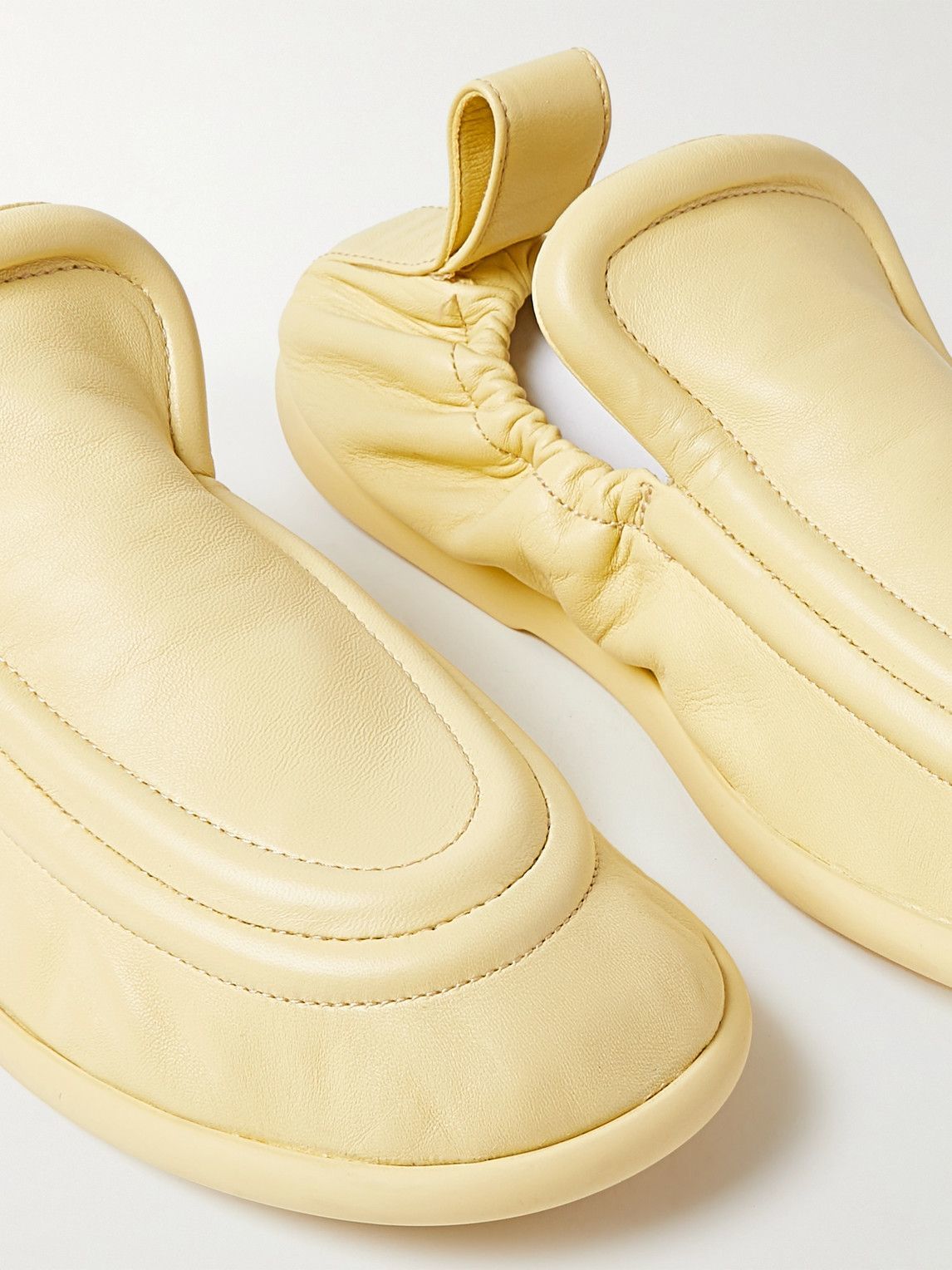Bottega Veneta - Lagoon Leather Loafers - Neutrals Bottega