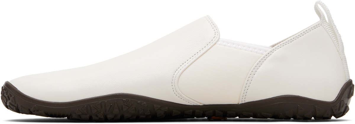 LEMAIRE White Vibram Glove Slip On Leather Sneakers