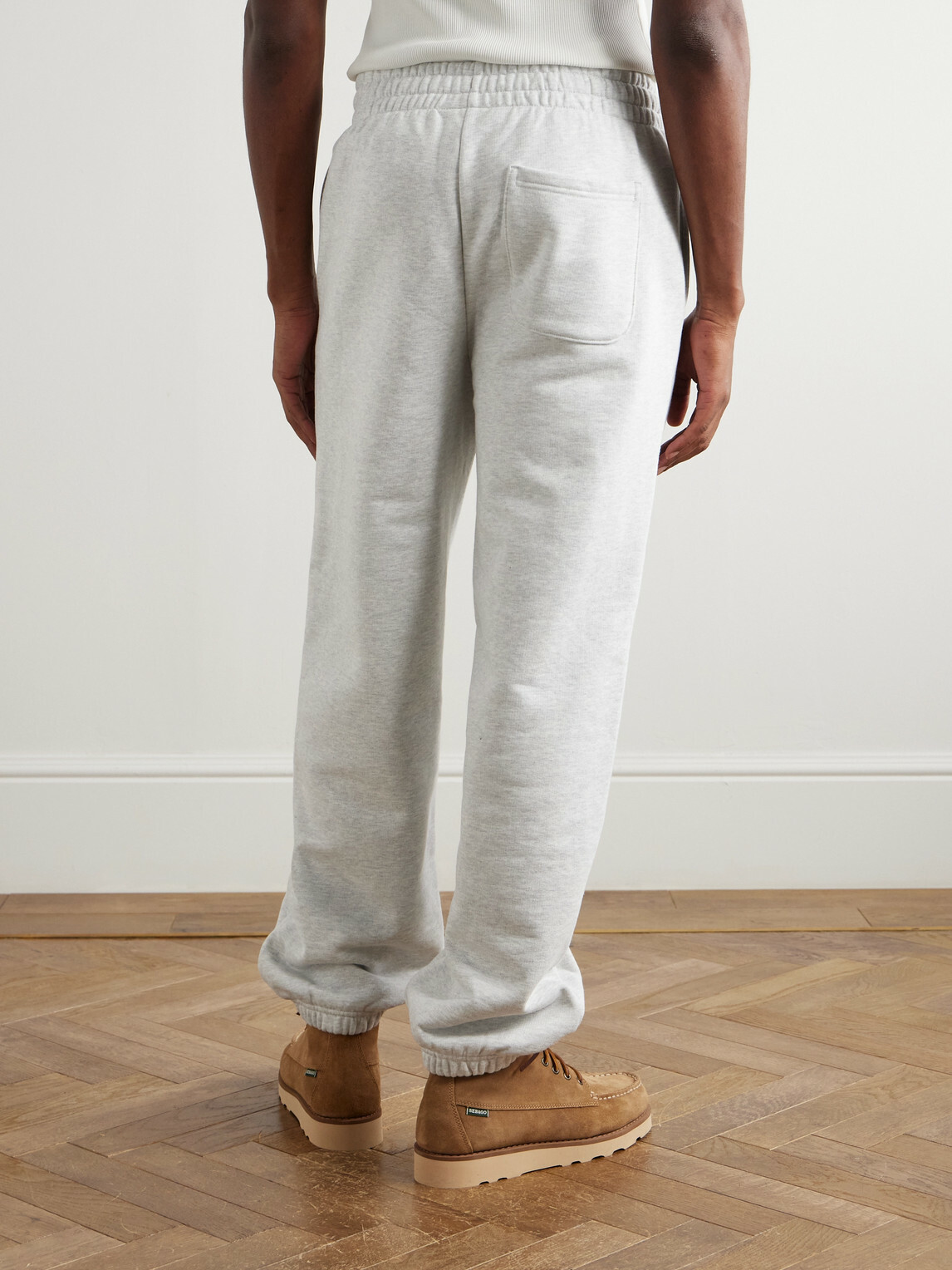 Aimé Leon Dore - Straight-Leg Logo-Print Cotton-Jersey Sweatpants - Gray