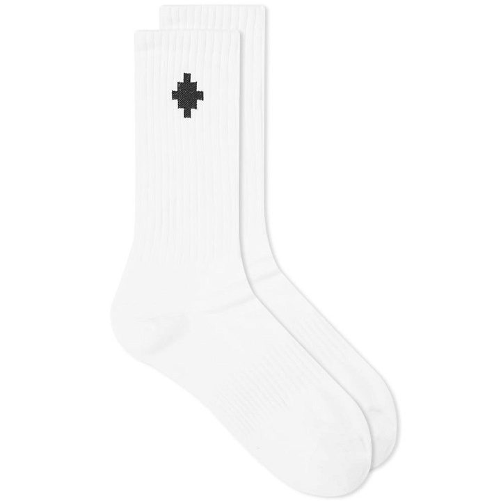 Photo: Marcelo Burlon Cross Logo Mid Length Sock