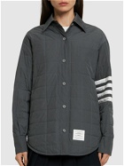 THOM BROWNE - Quilted Tech Down Jacket
