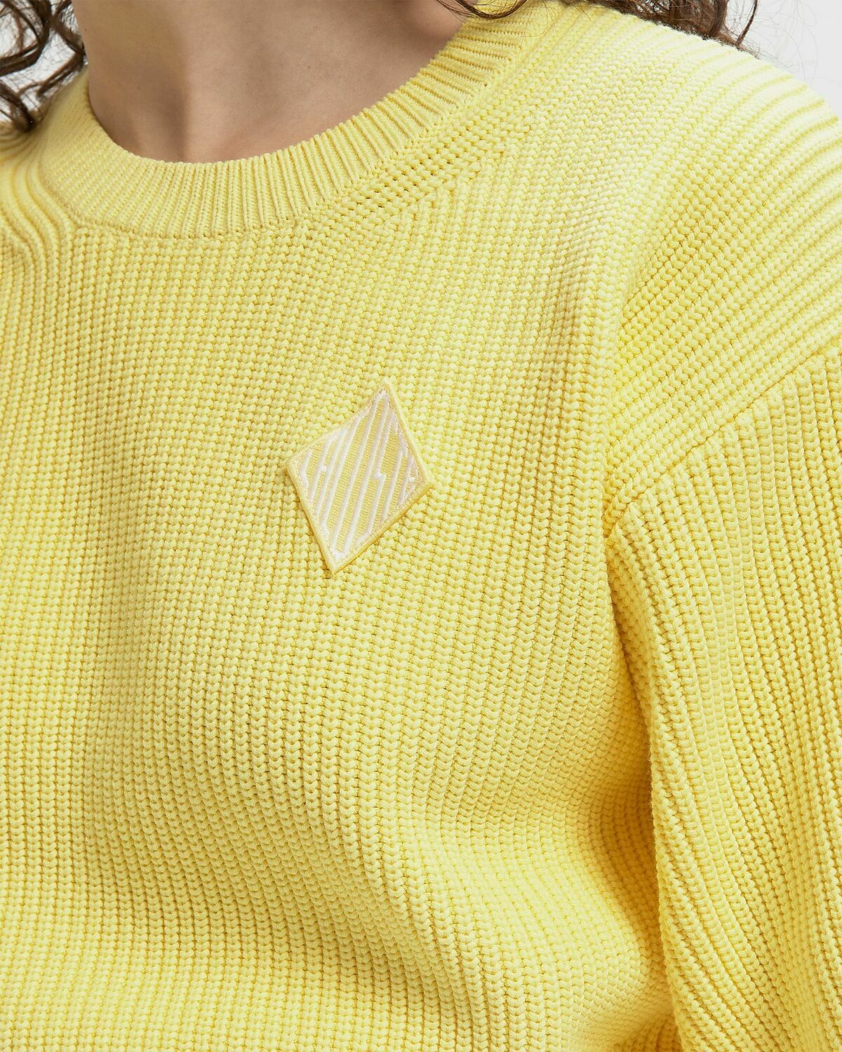 Lacoste SWEATERS yellow Womens Pullover