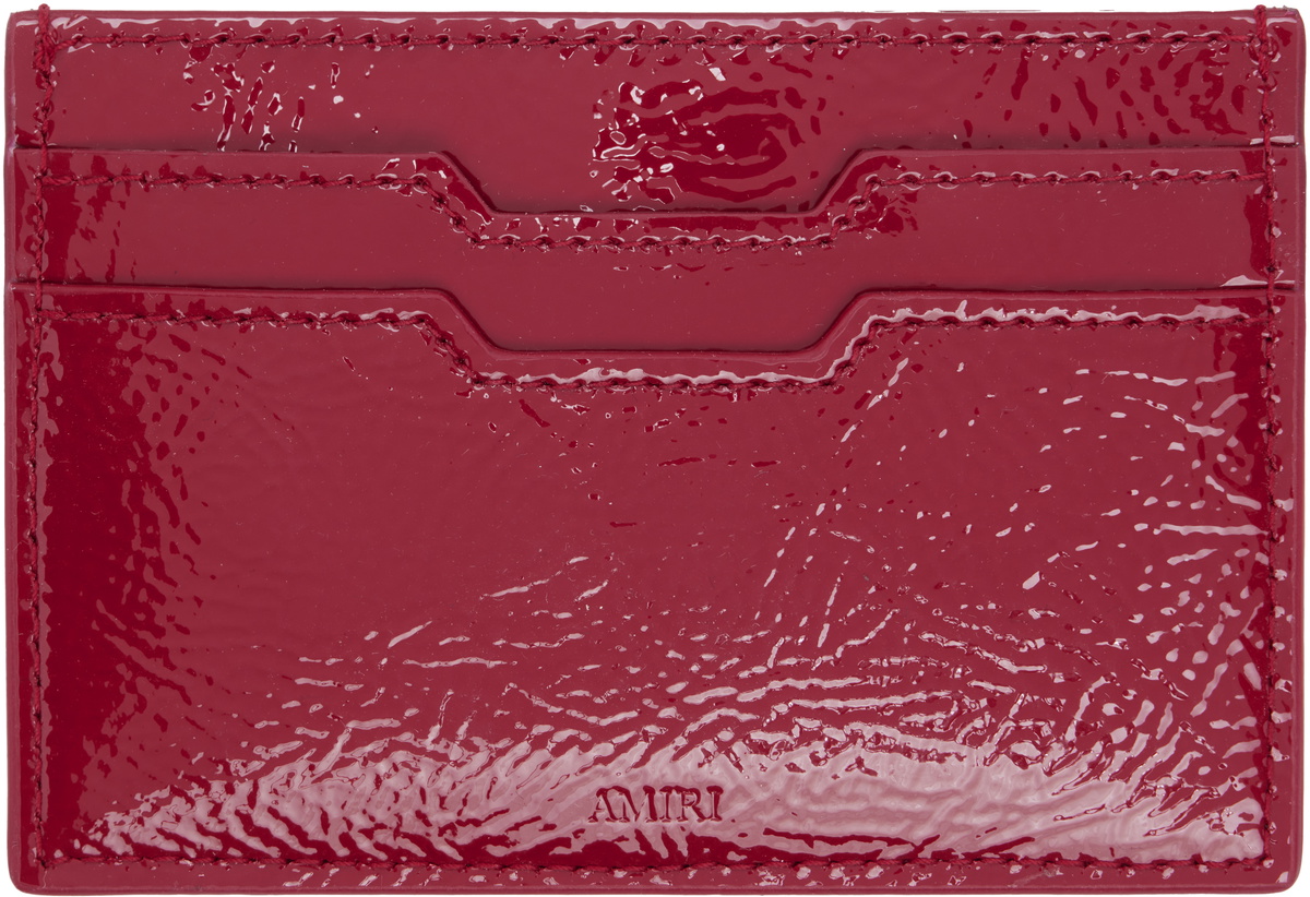 AMIRI Red 'MA' Card Holder