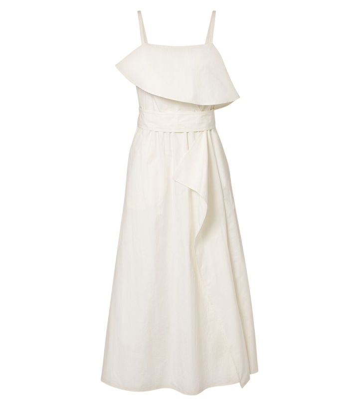 Photo: Proenza Schouler Reign ruffled cotton-blend midi dress