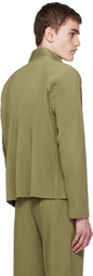 HOMME PLISSÉ ISSEY MIYAKE Khaki Tailored Pleats 1 Jacket