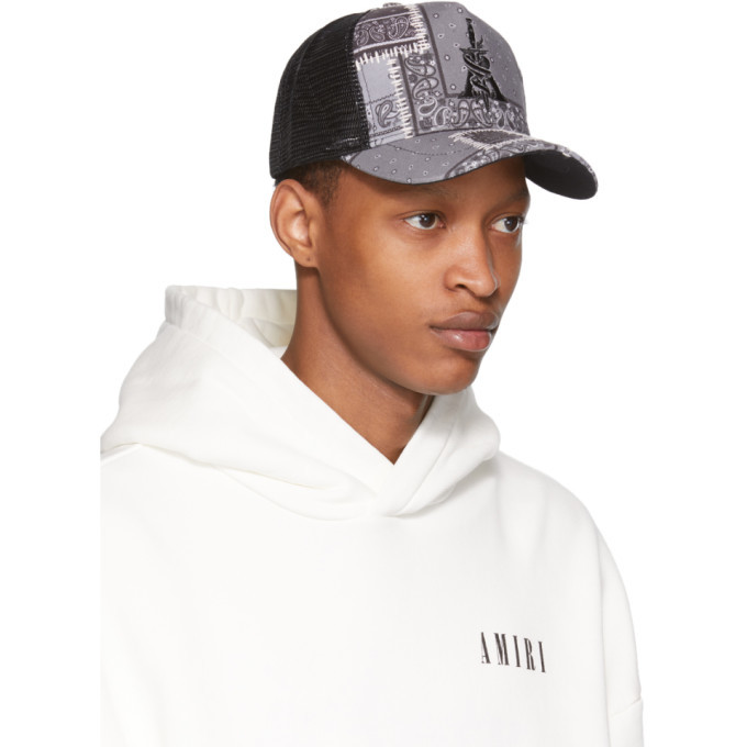 帽子 AMIRI A Dagger Cotton Trucker Hat AMIRI A Dagger Cotton Trucker Hat