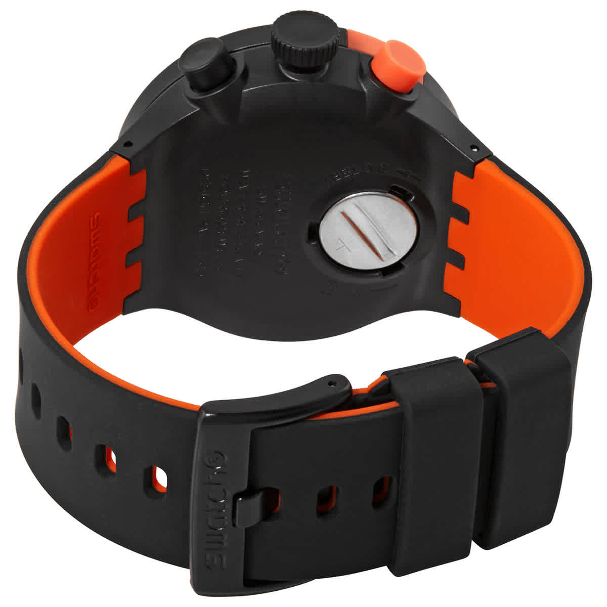Swatch Checkpoint Red Chronograph Quartz Unisex Watch SB02B402
