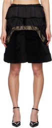 Maison Margiela Black Multi-Wear Shorts