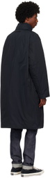 Calvin Klein Black Stand Collar Down Parka