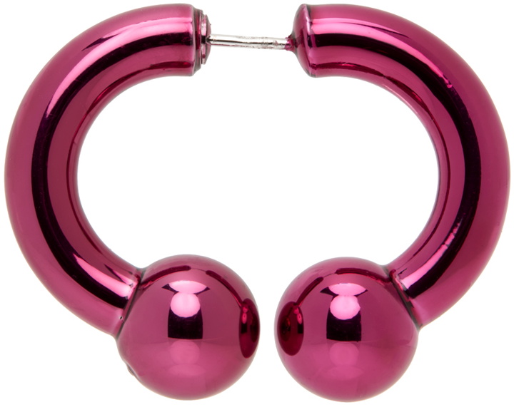 Photo: MM6 Maison Margiela Pink Boule Single Earring