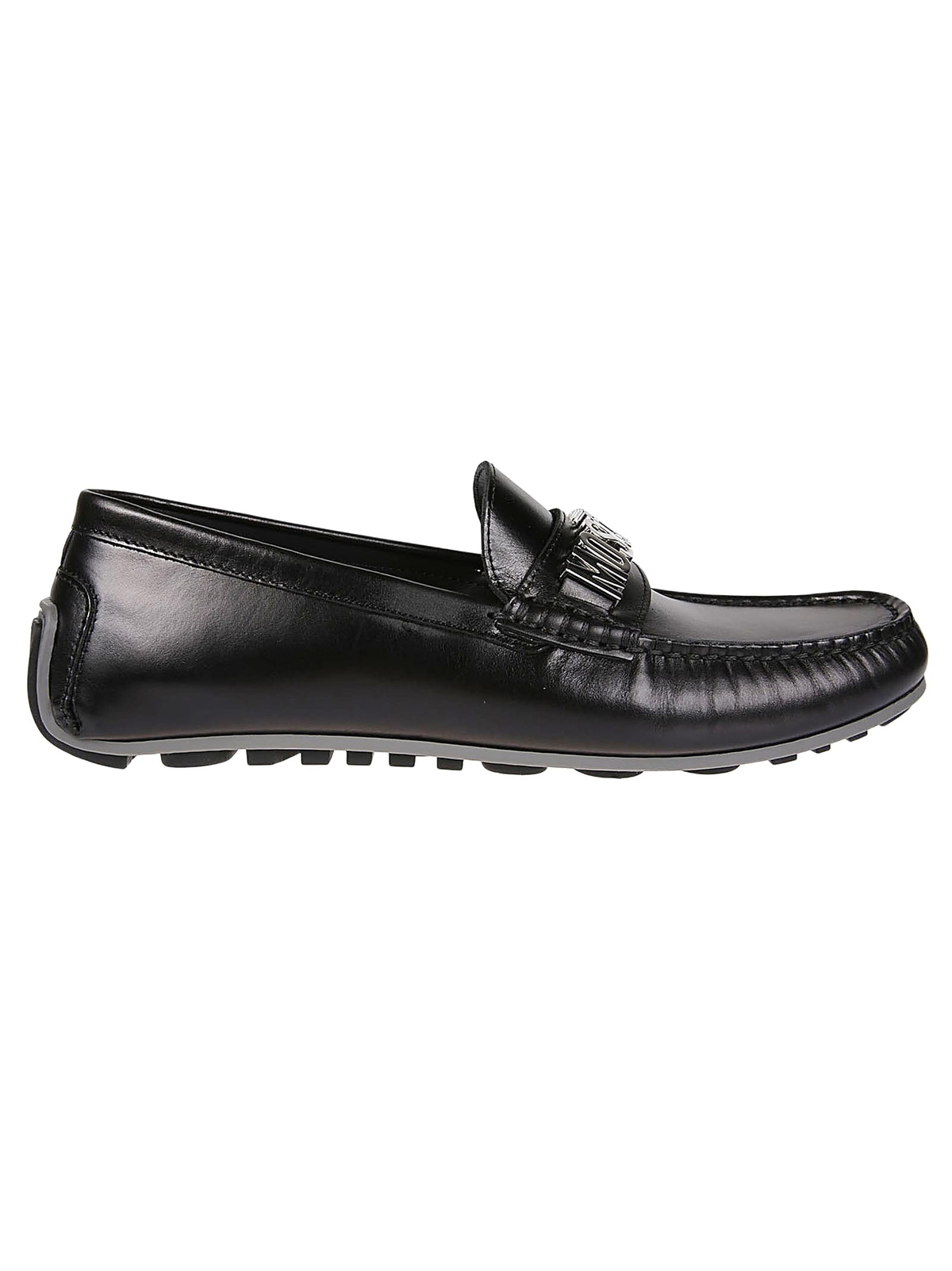【関税込み】Moschino ブラック Cobbler Calf Shootie クロッグ Moschino Black Cobbler Calf Shootie Loafers Moschino