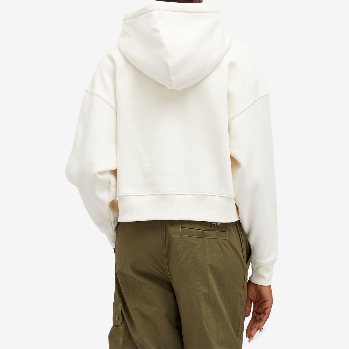 Dickies Women's Oakport Zip Hoodie in Ecru