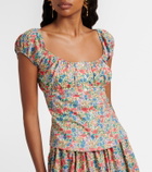 Montce Millie floral cotton top