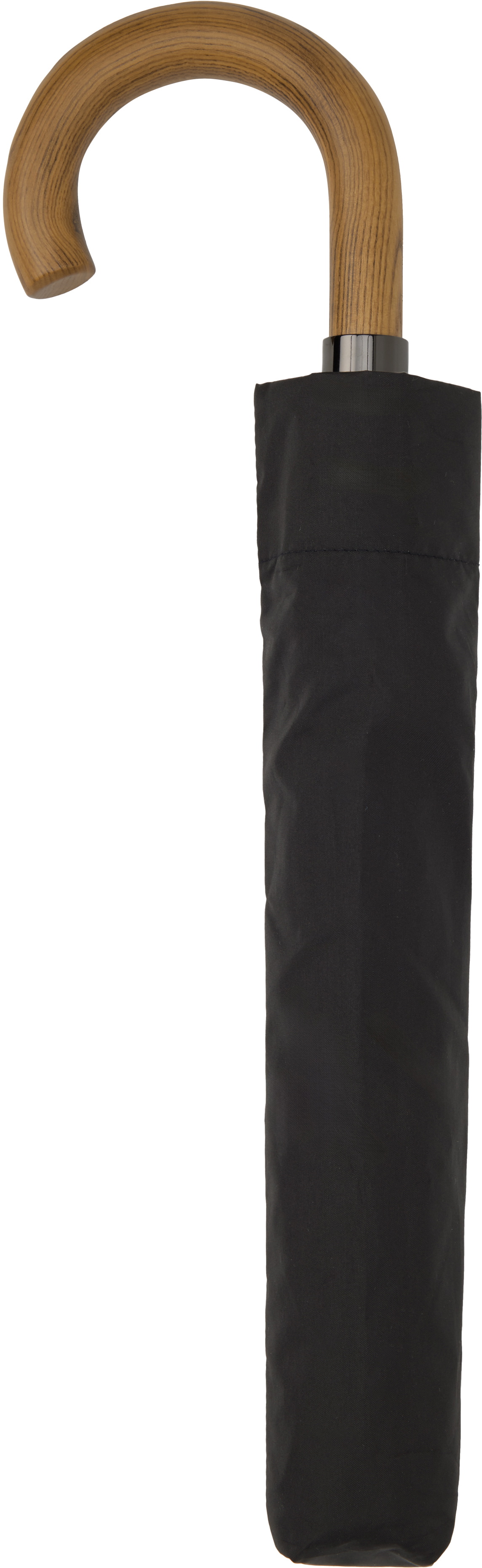 Paul Smith Black Multi Stripe Crook Umbrella Paul Smith