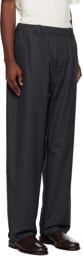 LEMAIRE SSENSE Exclusive Navy Relaxed Trousers
