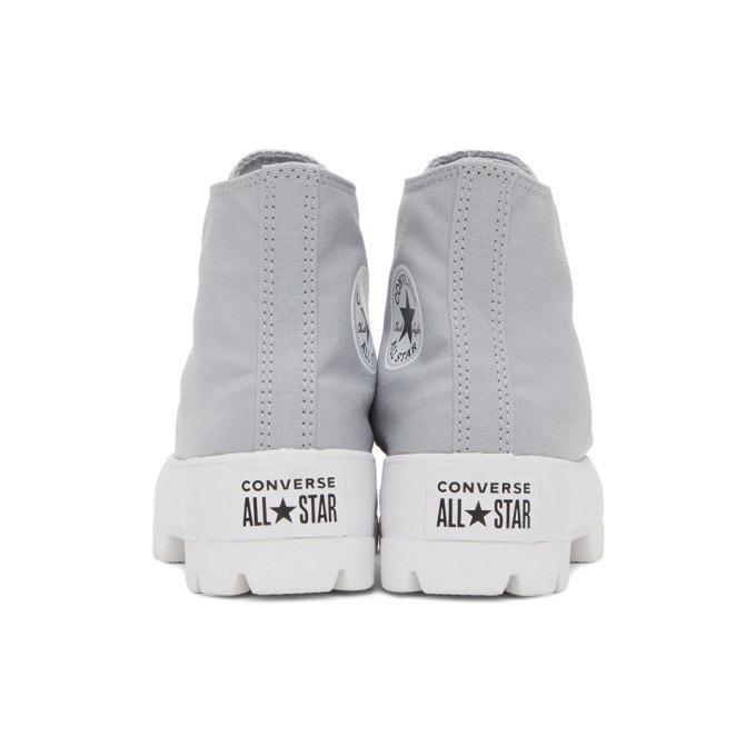 Converse Grey Chuck Taylor All-Star Lugged High-Top Sneakers Converse