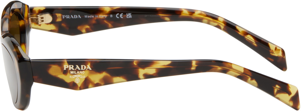 Prada Eyewear Brown Symbole Sunglasses Prada