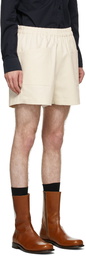 Dries Van Noten Off-White Cotton Shorts