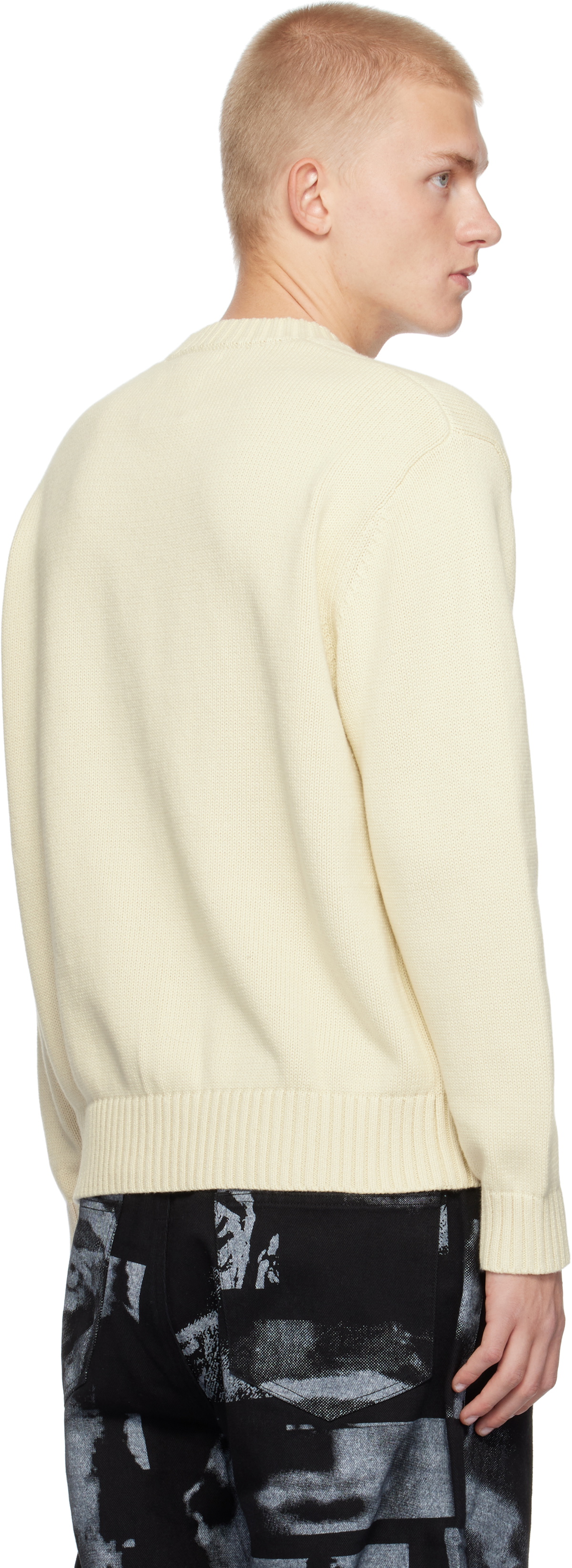 KidSuper Off-White Painter Graphic Sweater