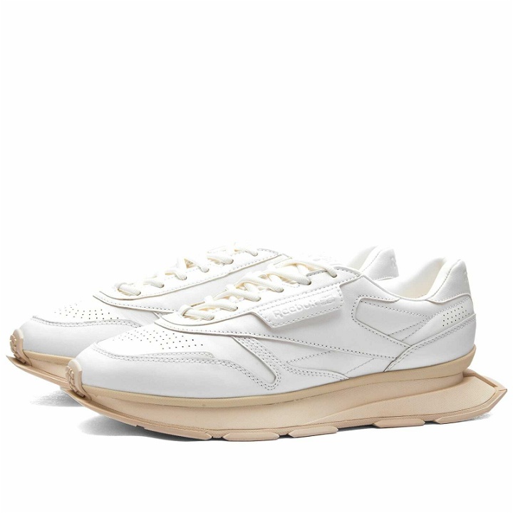 Photo: Reebok Men's Classic Leather LTD Sneakers in White Leather