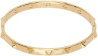 Valentino Garavani Gold Rockstud Cuff Bracelet