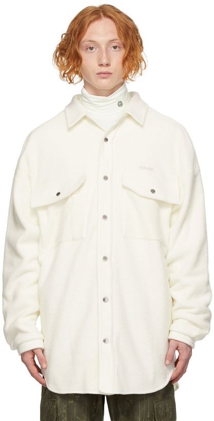 Photo: AMBUSH Off-White Oversized Shirt Jacket