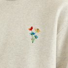 Foret Men's Noon Element Crew Sweatshirt in Snow Melange