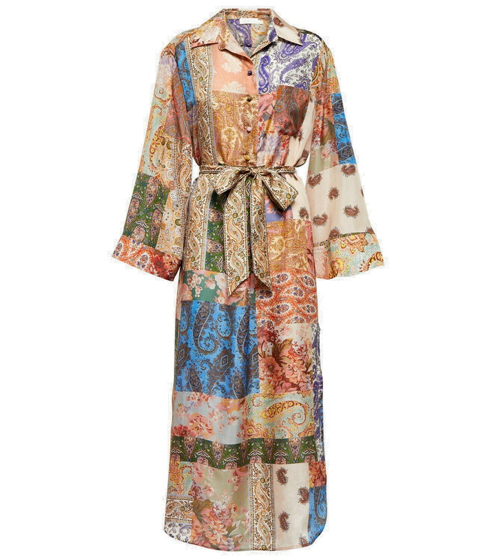 Photo: Zimmermann Devi printed silk midi dress