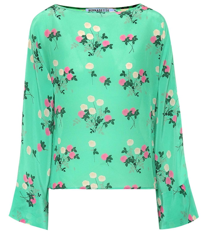Photo: BERNADETTE Gemma floral silk top