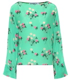 BERNADETTE Gemma floral silk top