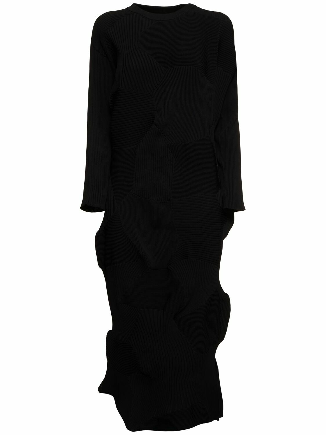 ISSEY MIYAKE Kone Kone Pleated Long Sleeve Midi Dress Issey Miyake Men