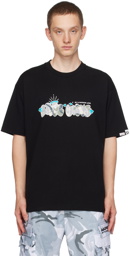 AAPE by A Bathing Ape Black Print T-Shirt