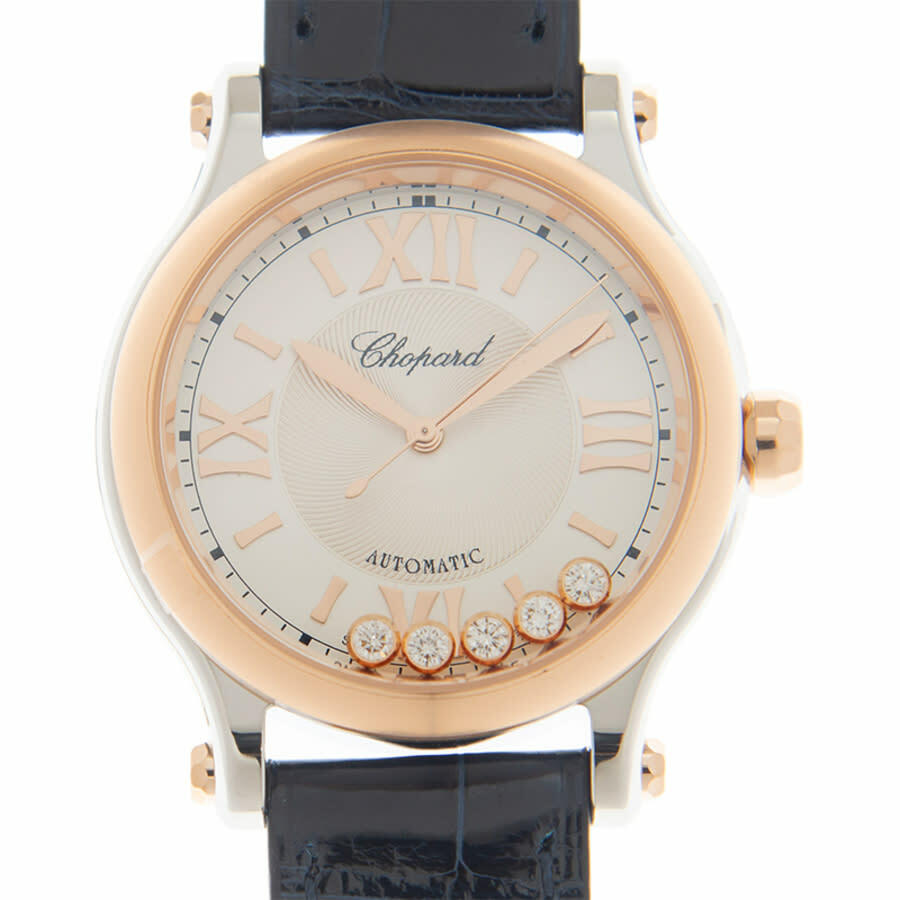 Chopard Happy Sport Automatic Silver Dial Ladies Watch 278608-6001