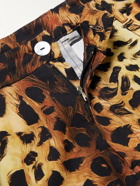 Endless Joy - Straight-Leg Leopard-Print TENCEL-Blend Trousers - Animal print