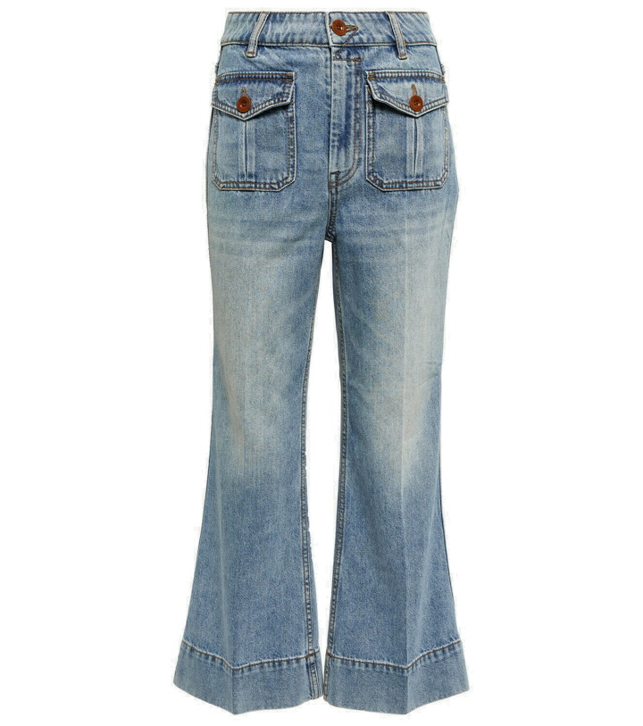 Photo: Zimmermann Raie cropped flared jeans